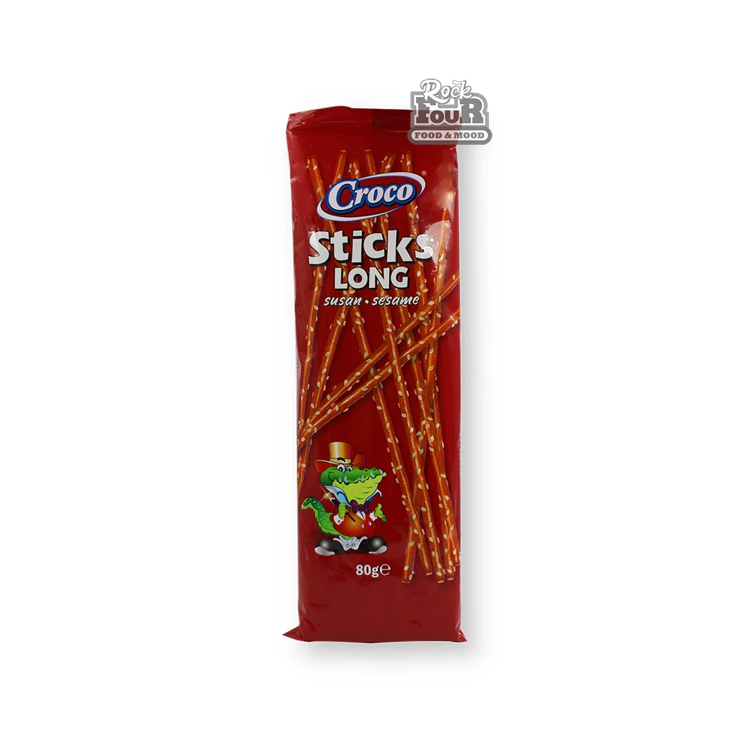 Salted sticks "Croco" with sesame seeds 80g